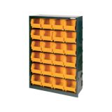 Armadio multiuso Dandreoll, Nero e Giallo, 64x26h95 cm