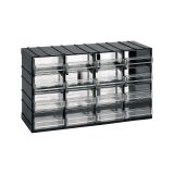 Armadio multiuso Darrigon, Antracite, 16 cassetti