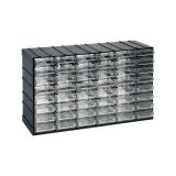 Armadio multiuso Darrigon, Antracite, 48 cassetti