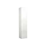Armadio Multiuso Zenone, Mobile multiuso a 1 anta, Guardaroba multifunzione, 45x35h190 cm, Bianco