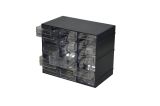 Armadio nero slim 22x19h cm - Adorata