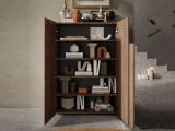 Armadio noce ante battenti 78x116h cm - Harvey