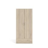 Armadio quercia con cassetto 79x170h cm - Amylya