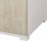 Armadio rovere e bianco stretto 45x195h cm - Aloise