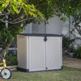Armadio terrazzo 2 ante beige 132x113h cm - Gander