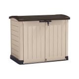 Armadio terrazzo 2 ante beige 146x120h cm - Hinton