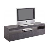 Base TV ardesia 130x45x36h cm in legno - Gianna