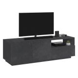 Base TV ardesia 150x43x46h cm 2 ante e 1 cassetto - Aiace