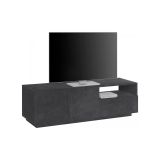 Base TV ardesia 150x43x46h cm 2 ante e 1 cassetto - Aiace