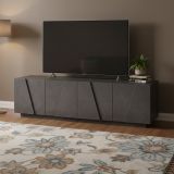 Base TV ardesia 162x44x46h cm 4 ante e 1 cassetto - Acix