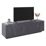 Base TV ardesia 162x44x46h cm 4 ante e 1 cassetto - Acix