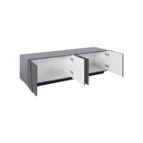 Base TV ardesia 162x44x46h cm 4 ante e 1 cassetto - Acix