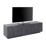Base TV ardesia 162x44x46h cm 4 ante e 1 cassetto - Acix