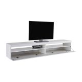 Base TV ardesia 200x45x36h cm 2 ante in legno - Akon
