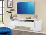 Base TV bianco lucido 170x45x45h cm 3 ante - Abele
