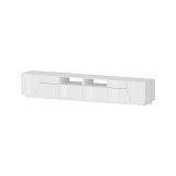 Base TV bianco lucido 260x43x46h cm 4 ante e 2 cassetti - Asdrubale