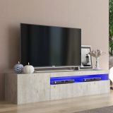Base TV cemento 150x40x37h cm 2 ante - Ardy