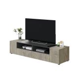 Base TV rovere 138x42x36h cm 4 ante - Ebe