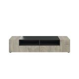 Base TV rovere 138x42x36h cm 4 ante - Ebe
