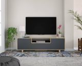 Base TV rovere 150x41x46h cm 3 ante - Andalusia