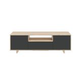 Base TV rovere 150x41x46h cm 3 ante - Andalusia