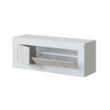 Base TV rovere e bianco 139x42x53h cm 2 ante - Kunzite