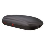 Baule Auto Nero Finitura Effetto Carbonio Capacità 250 l, 55 kg, Apertura a Ribalta Made in Italy - Chivin