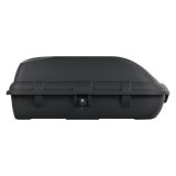 Baule Auto Nero Finitura Effetto Carbonio Capacità 270 l, 55 kg, Apertura Doppia Apertura Laterale Made in Italy - Copora