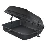 Baule Auto Nero Finitura Effetto Carbonio Capacità 270 l, 55 kg, Apertura Doppia Apertura Laterale Made in Italy - Copora