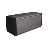 Baule da esterno grande 138x53x57h cm grigio chiaro e nero - Achse