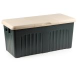 Baule da esterno impermeabile 57x125x56h cm verde - Asco