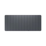 Baule Nero Antracite Resistente ai Raggi uv Impermeabile Capacità 350 l Chiusura Lucchetto 118.5x52x56.8h cm, Materiale Piano in Plastica - Nurri