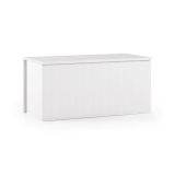 Baule salvaspazio in legno 90x45x45h cm bianco - Ayusnay