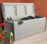 Baule Zele, Cassapanca multiuso, Baule contenitore, Box portaoggetti, 100% Made in Italy, 138x53h57 cm, Beige e Marrone