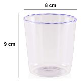 Bicchieri blu 320 ml Adatto per Lavastoviglie, - Nihali