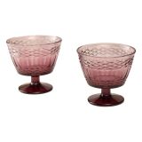 Bicchieri Rosso Borgogna set da 2 350 ml Sfumatura Colore Struttura Borgogna, - Nidatiha