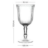 Bicchieri Trasparente Multicolore set da 4 240 ml Colore Struttura Multicolore, - Nenosi
