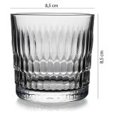 Bicchieri Trasparente set da 3 300 ml Adatto per Lavastoviglie, - Patere
