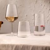 Bicchieri Trasparente set da 4 420 ml Adatto per Lavastoviglie, - Nenaso