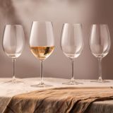 Bicchieri Trasparente set da 4 540 ml Adatto per Lavastoviglie, - Nemolisi
