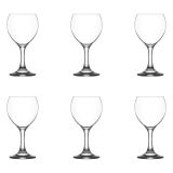 Bicchieri Trasparente set da 6 210 ml Adatto per Lavastoviglie, - Radabali