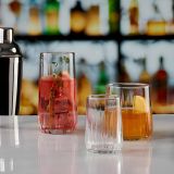 Bicchieri Trasparente set da 6 360 ml Adatto per Lavastoviglie, - Pata