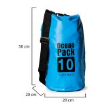 Borsa Impermeabile blu Capacità 10 lt - Senine