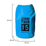 Borsa Impermeabile blu Capacità 15 lt - Semarese
