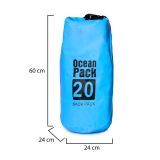 Borsa Impermeabile blu Capacità 20 lt - Semiha