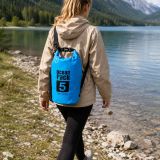 Borsa Impermeabile blu Capacità 5 lt - Seniliri