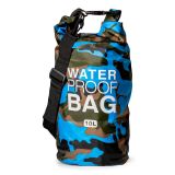 Borsa Impermeabile blu Mimetica Capacità 10 lt Sfumatura Colore Struttura Mimetica - Senine
