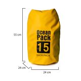 Borsa Impermeabile Giallo Capacità 15 lt - Semarese