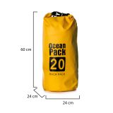 Borsa Impermeabile Giallo Capacità 20 lt - Semiha