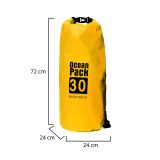 Borsa Impermeabile Giallo Capacità 30 lt - Semitame